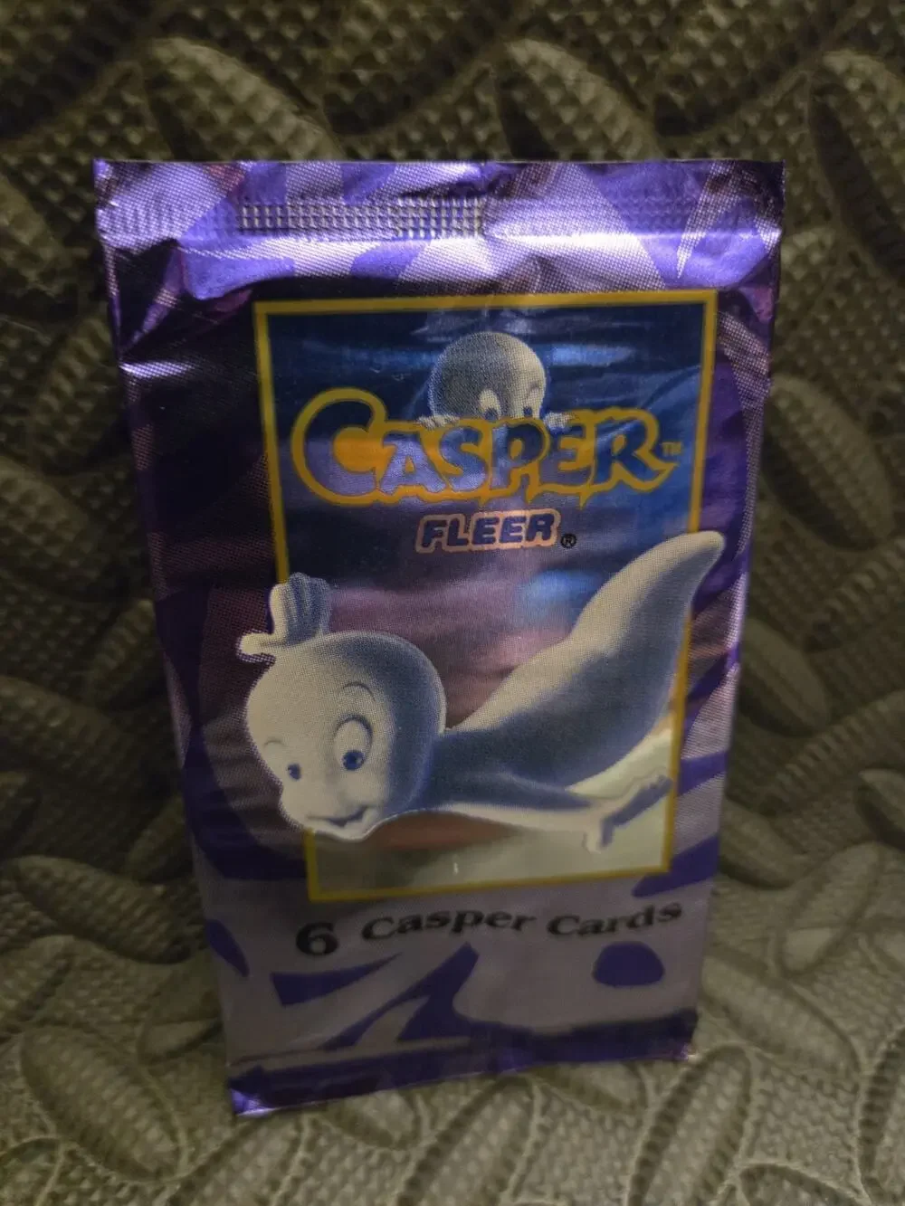 Casper Fleer Trading Cards Sealed Pack 6 Cards Vintage 1995 Movie